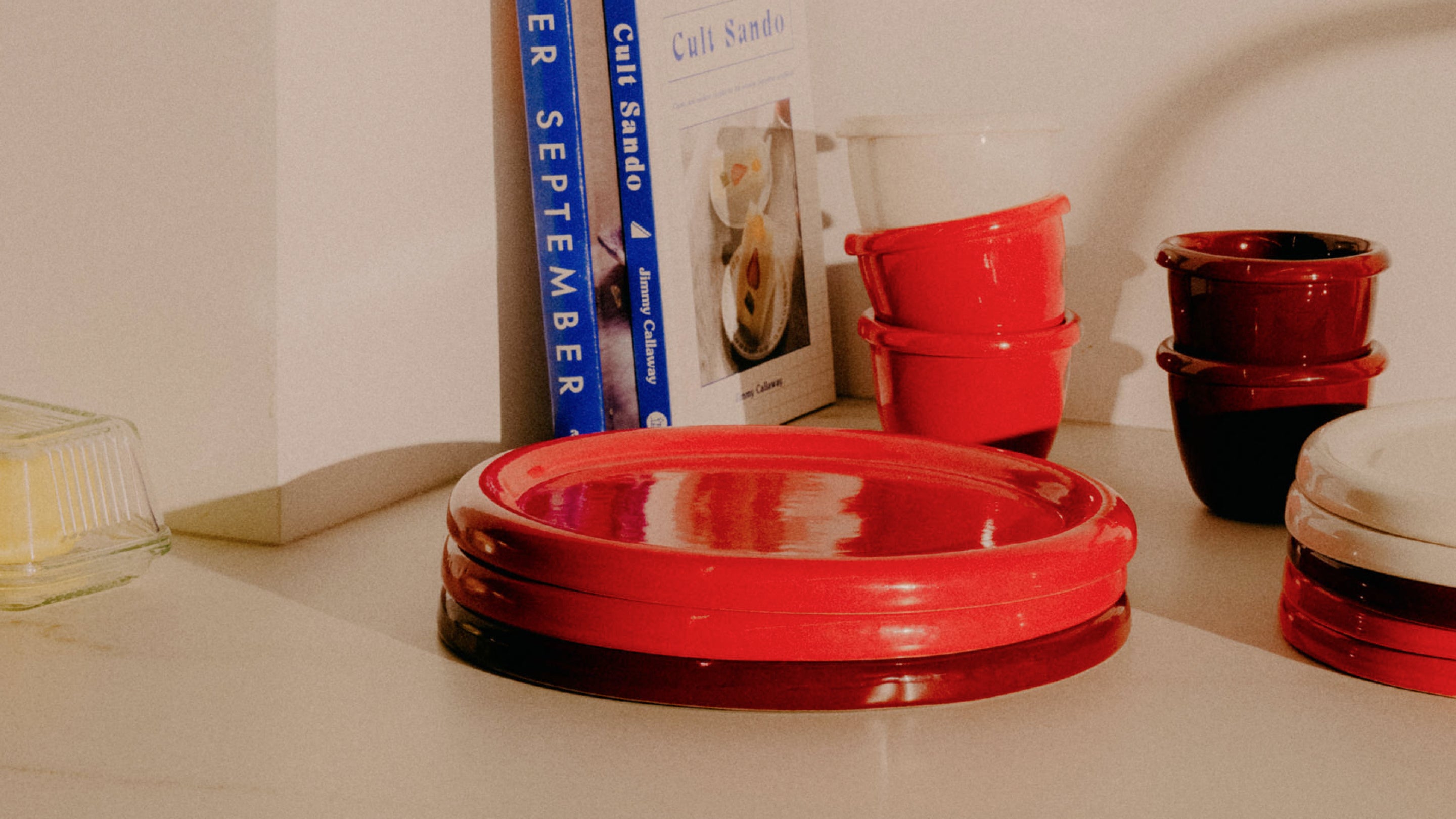 TELLER GROOT - 4ER SET